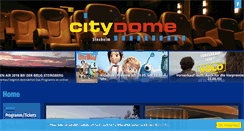 Desktop Screenshot of citydome-sinsheim.com
